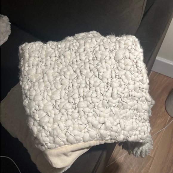 West Em Chunky Marl Knit 2 Pillowcase Covers - Picture 5 of 6